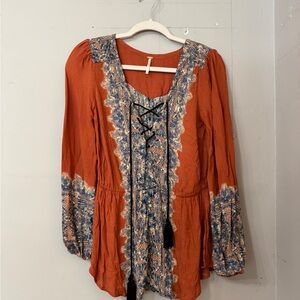 Free People Wildest Tunic In Persimmon : Size S